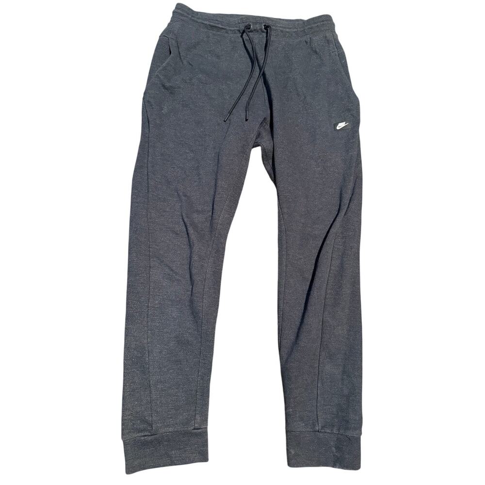 Nike Tech Fleece Joggers, Heather Charcoal Tapered Sweatpants, Men's Medium